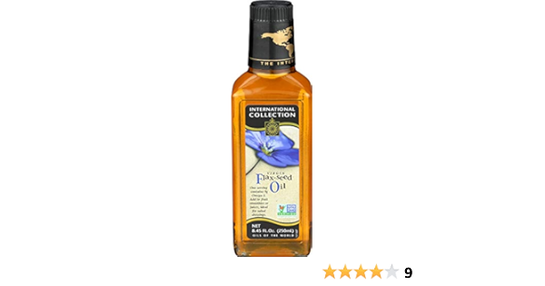 Amazon Com International Collection Virgin Flax Seed Oil 8 45 Ounces Pack Of 3 Grocery Gourmet Food