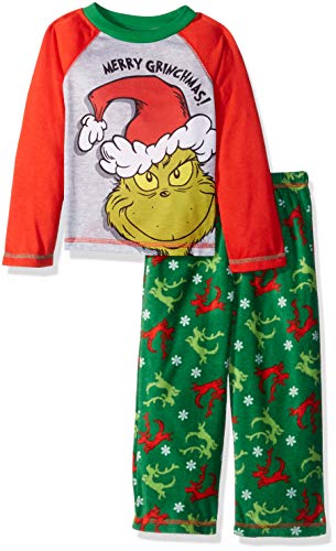 Max The Dog From The Grinch Costumes - The Grinch Boys' Toddler Sleep Set, Green,