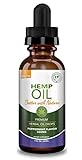 Hemp Oil 500mg - Peppermint - for Help with Stress Health & Pain Relief :: Anti-Anxiety, Inflammation, Sleep, Nausea, Depression :: MCT Oil Packed with Omega 3,6 Fatty Acids :: Anti-Inflammatory