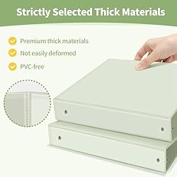 SUNEE 3 Ring Binder 1.5 Inch 1 Pack, Clear View