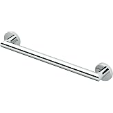 Gatco 962 Glam 18" L Grab Bar, Chrome/ADA Compliant Stainless Steel Safety Grab Bar for Bathroom