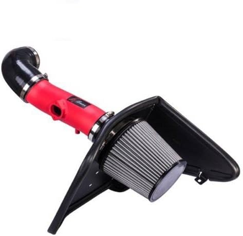 AF Dynamic Red Cold Air Filter Intake Kit with Heat Shield 2010-2011 for Chevrolet Camaro 3.6L 3.6 V6 LS LT