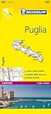 Michelin Map Italy: Puglia 363 (Maps/Local (Michelin)) (Italian Edition) by