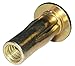 S25MG280 Steel PRE-BULBED Shank, Multi-Grip Rivet-NUT Gold ZINC Finish, 1/4-20 X .020-.280 Grip Range (Pack of 25)