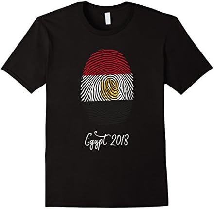 Egypt Shirt 2018 Thumbprint Soccer Flag Design