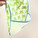 green sprouts Wipe-off Bibs (3 pk) | Waterproof protection for messy eaters | Flip-pocket easily catches stray food,Extra-long coverage to protect clothes,Made from safer plastic,Adjustable closure