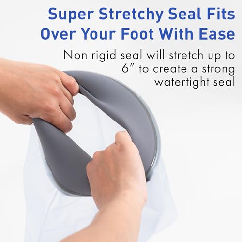 TKWC INC Water Proof Leg Cast Cover for Shower - Watertight Foot Protector (Half Leg (Soft))