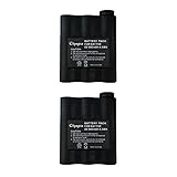 2 Pack - Midland GXT710 Battery - Replacement for Midland BATT-5R Two-Way Radio Battery -Compatible with Midland GXT710, GXT-300, GXT-325, GXT-400, GXT-444, GXT-450, GXT-500, GXT-550, GXT-555, GXT-600