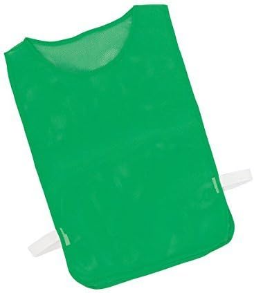 U.S. Coach Supply Youth Scrimmage Pinnies Vest, Green, 12 Count