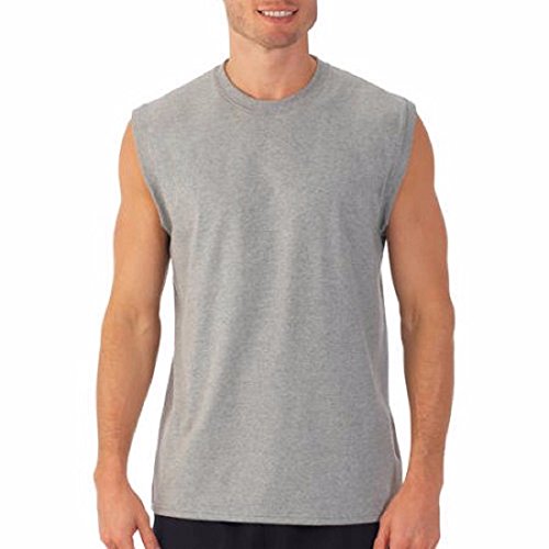 hanes men's sleeveless t shirts
