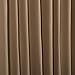NICETOWN French Door Curtain for Closet - Privacy Enhancing Blackout Sidelight Patio Door Curtain Panel with Adjustable Hook & Loop (1 Piece, W54 x L40 inches, Cappuccino)