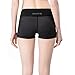 BALEAF Women's Yoga Workout Running Shorts with Side Pockets Non See-Through Yoga Shorts Heather Black Size M
