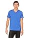 Bella + Canvas Unisex Jersey Short-Sleeve V-Neck T-Shirt L HTHR TRUE ROYAL