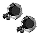 Pair of Black IP Stainless Steel Round Cut 3mm, 4mm, 6mm, 8mm, 10mm Black Cz Stud Earrings Mens Womens