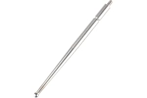KBAOELE Contact Point for Dial Test Indicator M1.6 Thread 2mm Tungsten Carbide Ball Tips Stainless Steel Stem 44.5mm(1.7519") Long