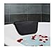 Essort Spa Bath Pillow, PU Bath Cushion with Non-Slip Suction Cups, Ergonomic Home Spa Headrest for Relaxing Head, Neck, Back and Shoulders, 10.63x5.51x1.97 inches
