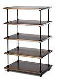 Salamander Designs A5/W Archetype 5-Shelf Audio Stand (Walnut)
