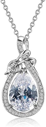 Katon Fashion Pendant Necklace Water Drop Necklace, Made with Swarovski Crystals, Fashion Jewelry for Women