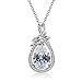Katon Jewelry Sterling Silver Pendant ‘the Angel Tear’ Water Drop Necklace