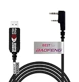 Mirkit USB FTDI Programming Cable Model 3 Black for Flashing Analogue Ham Radio: Baofeng, Mirkit, Wouxun, Kenwood, Archell, Retevis