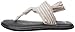 Sanuk Women's Yoga Sling 2 Prints Flip Flop,Tan/Natural Stripes,8 M US