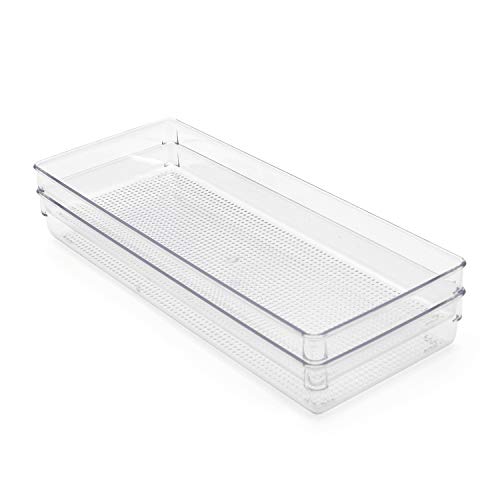 Totally Kitchen Clear Plastic Storage Bins Durable & Veristile