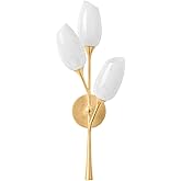 Troy Lighting B2125-VGL Aldean - 3 Light Wall Sconce 24.75 inches Tall and 8.25 inches Wide - Vintage Gold Leaf Finish