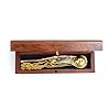 Nautical-Solid-Brass-Copper-Boatswain-Bosun-5-Whistle-Chain-with-Rosewood-Box