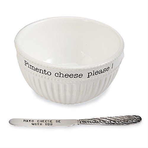 Pimento Cheese Serving Set, 3 1/2" x 6" Diameter.
