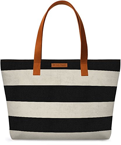 DailyObjects Girls Canvas Tote Hand Bag (18.5 x 3 x 11.5 Inch, Multicolor)