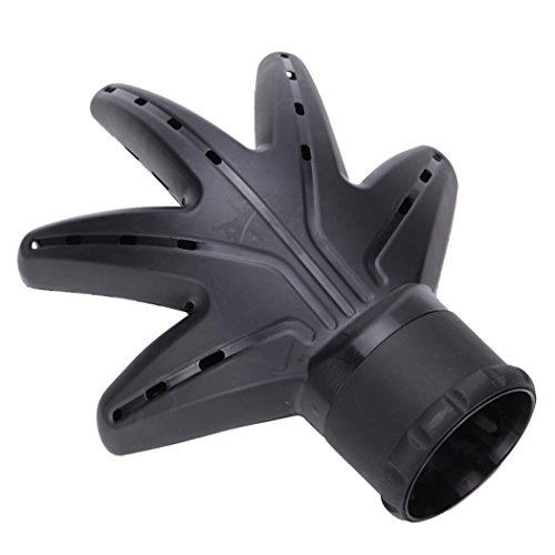 Hand Hair Diffuser,Professional Blow Dryer Diffuser- Curly Hair Tools Accessory (Black)