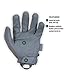 Mechanix Wear Original Tactical Glove - High Performance Anti-Slip Grip Safety Gloves - Impact Resistant & Touchscreen Capable - Small - Wolf Grey