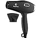 Ionic Hair Dryer with FREE Ceramic Blowdrying Brush | Anti-Frizz blow dryer with Extra-Fast 1875W Motor and Concentrator Nozzle | Professional Hairdryer for Men and Women