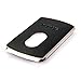 Ohuhu Business Card Holder, Stainless Steel PU Leather Wrap Business Card Case