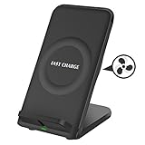 Otao Fast Wireless Charger with Cooling Fan 2 Coil Wireless Charging Stand for Samsung and Other Standard Qi-Enabled Devices