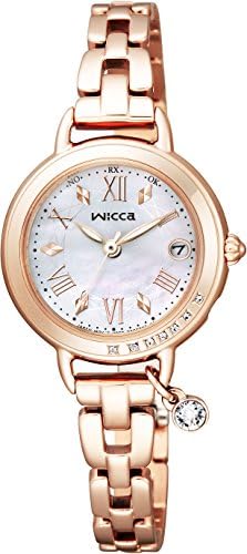 [シチズン]CITIZEN 腕時計 wicca ウィッカ ソーラーテック電波時計 ブレスライン ハッピーダイアリー KL0-863-11 レディース