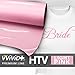 VVIVID+ Pink Premium Line Heat Transfer Vinyl Film for Cricut, Silhouette & Cameo (12