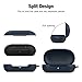[Upgrade] Galaxy Earbuds Case Cover, Thin fit Full Body Protection, Accessories Skin, Waterproof, Anti-Scratch and Anti-Lost, Hard Protective Case for Samsung Galaxy Buds with Keychain (Navy)