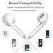 Bluetooth Earbuds Wireless Headphones Sport Stereo Headset Noise Cancelling Sweat Proof Earphone Outdoor Running Portable Bluetooth Earphones(White)thumb 3