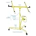 ARKSEN Drywall Panel Lift Dry Wall Panel Hoist Adjustable Lockable Lifter Ceiling Max 11 FT w/Caster Wheels, Yellow