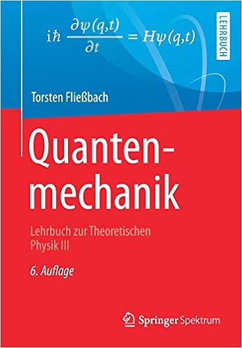 Quantenmechanik Lehrbuch Zur Theoretischen Physik Iii Amazon De Fliessbach Torsten Bucher