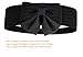 Motase Women Elastic Belt Wide Belt With Bow Knot Black M