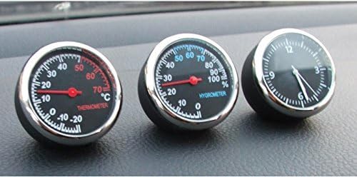 Additional meter-style analog triple meter thermometer hygrometer clock multi-vehicle