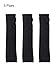 3 Pairs Winter Long Fingerless Gloves Knit Elbow Length Gloves Thumb Hole Arm Warmers for Women Girls (Black, Medium)