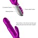 Spot Rabbit Vibrator, Rechargeable Heating Dildo Vibrator Adult Sex Toys for Women Silicone 10 Speed Vibration Clitoris Vagina Stimulator Massager Sex Things for Couples (Purple)