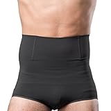 Haseil Men's Slimming Body Shaper High Waist Abdomen Leg Tummy Control Shapewear