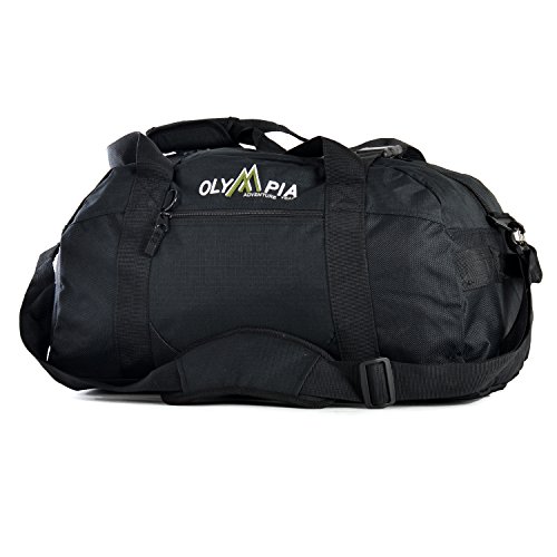 Olympia 21 inch sports duffel, black, one size