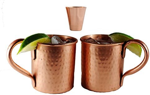 SPIRITe Moscow Mule Solid Copper Mugs Set of 2 (22oz)