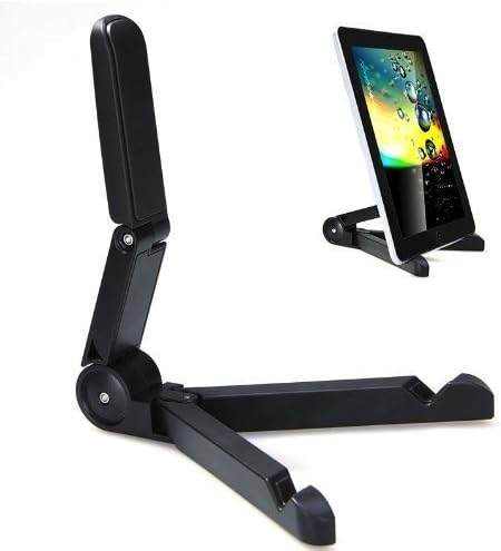2010KHARDIO AE Foldable Adjustable Stand Bracket Holder Mount for Apple iPad Tablet PC Black