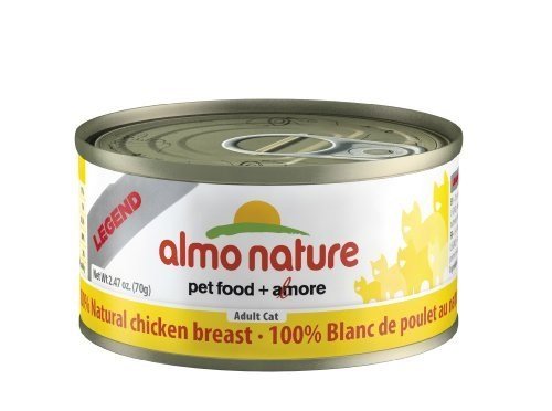 Almo Nature HQS  Legend  Natural Cat Chicken Breast (24 Pack of 2.47 oz/70g cans)